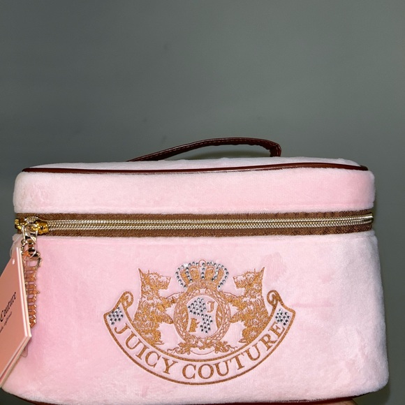 Juicy Couture Handbags - Juicy Couture Plush Pink Makeup Bag